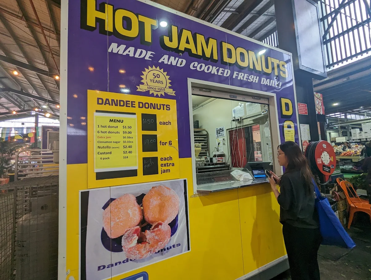 Menu, Dandee Donuts Dandenong Market