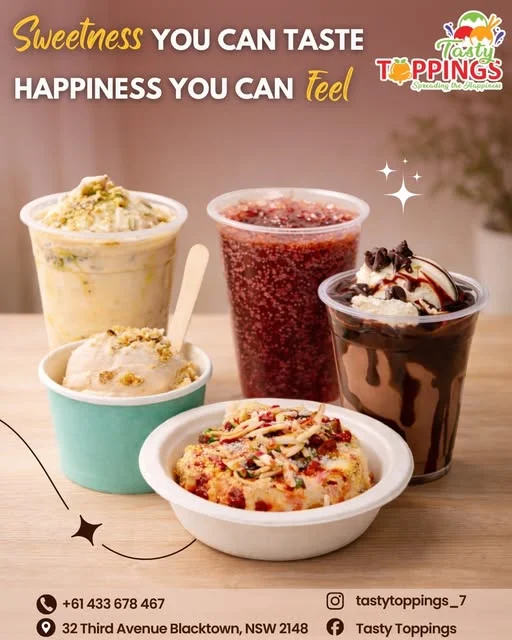 Menu, Tasty Toppings