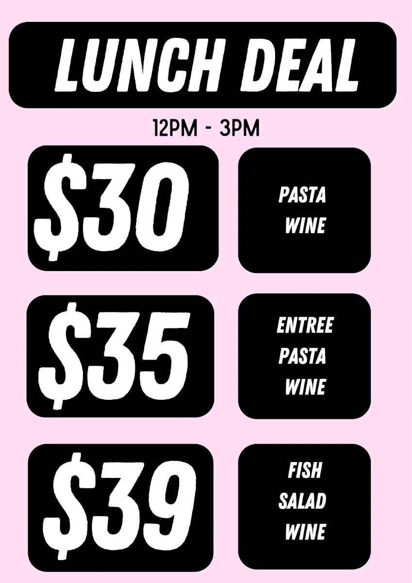 Menu, Cucina Toorak - Italian Restaurant Est.2022