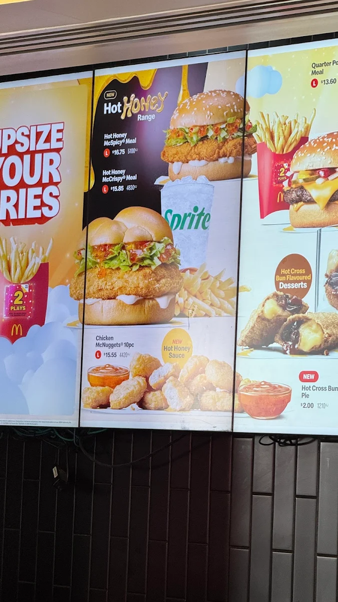 Menu, McDonald's Auburn