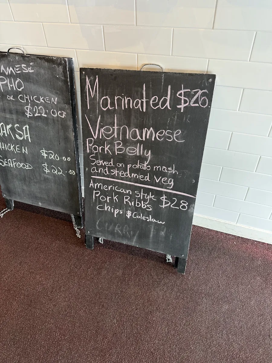 Menu, Lu Thi Mong Xe's Vietnamese Restaurant