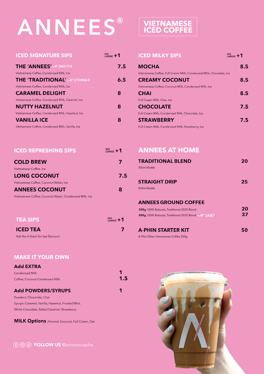 Menu, ANNEES®