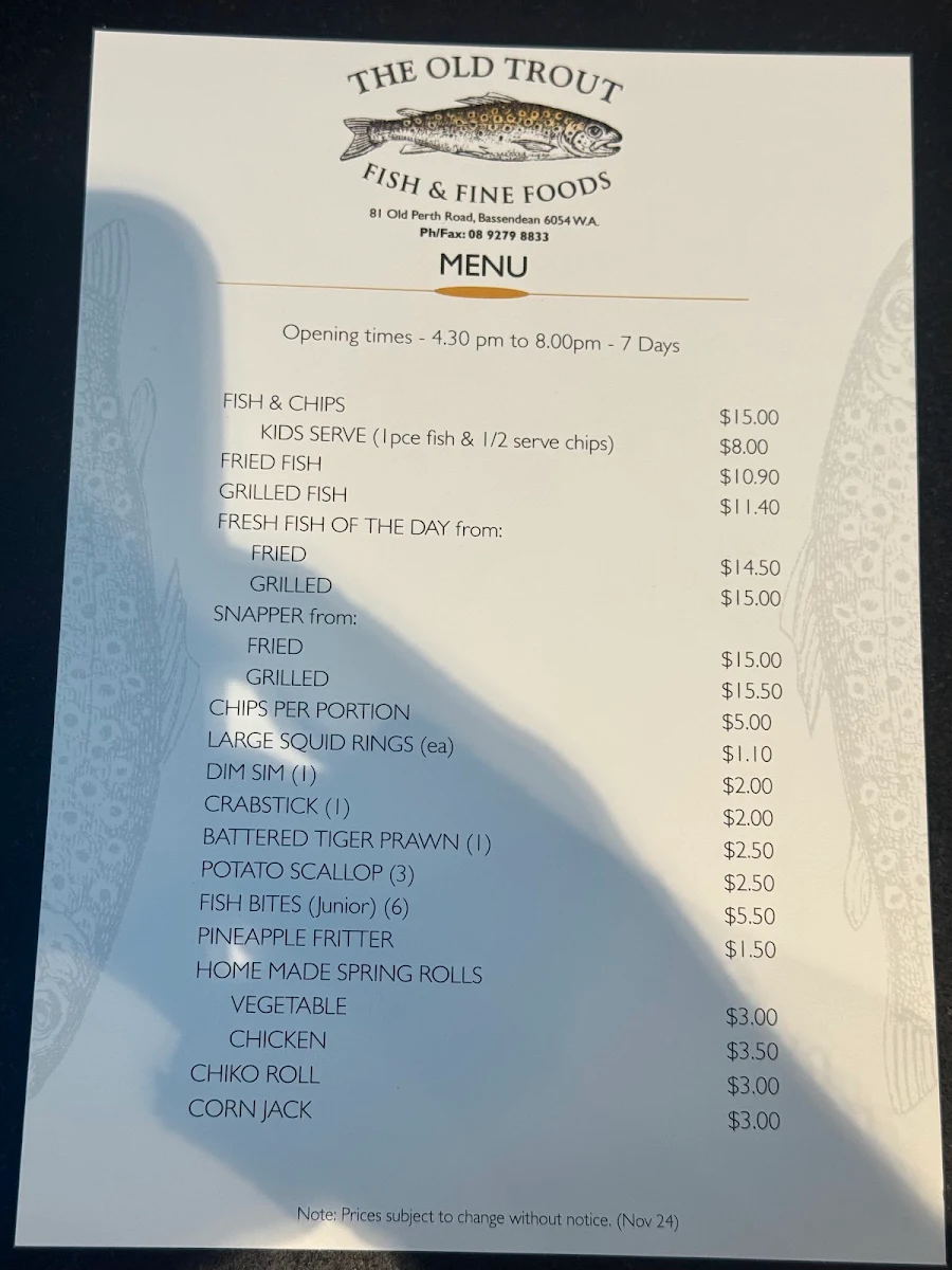 Menu photo 1