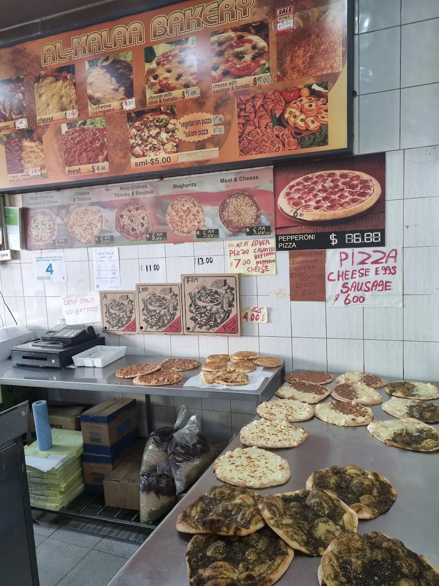 Menu, AL-Kalaa Bakery