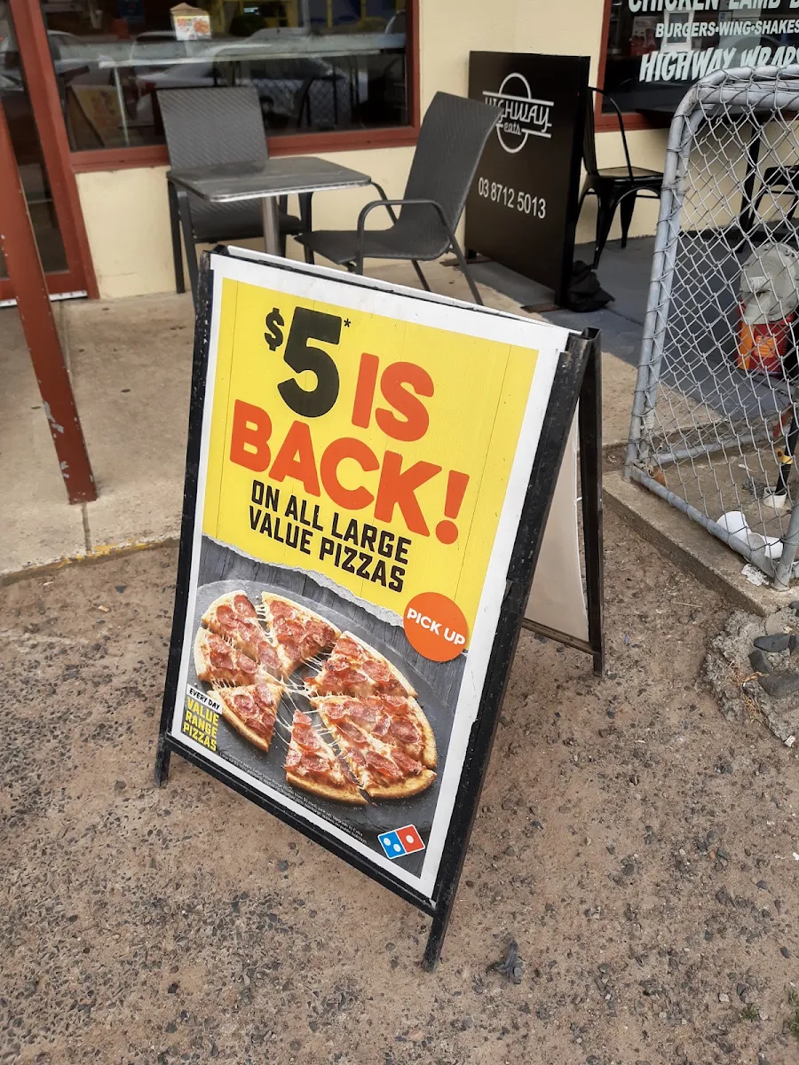 Menu, Domino's Pizza Narre WArren