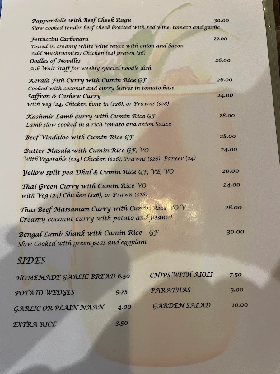 Menu photo 1