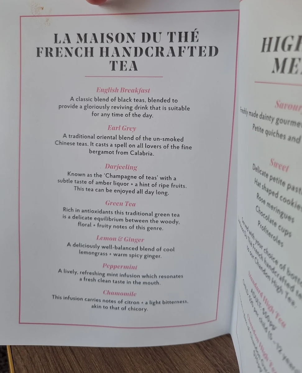 Menu, The Lab
