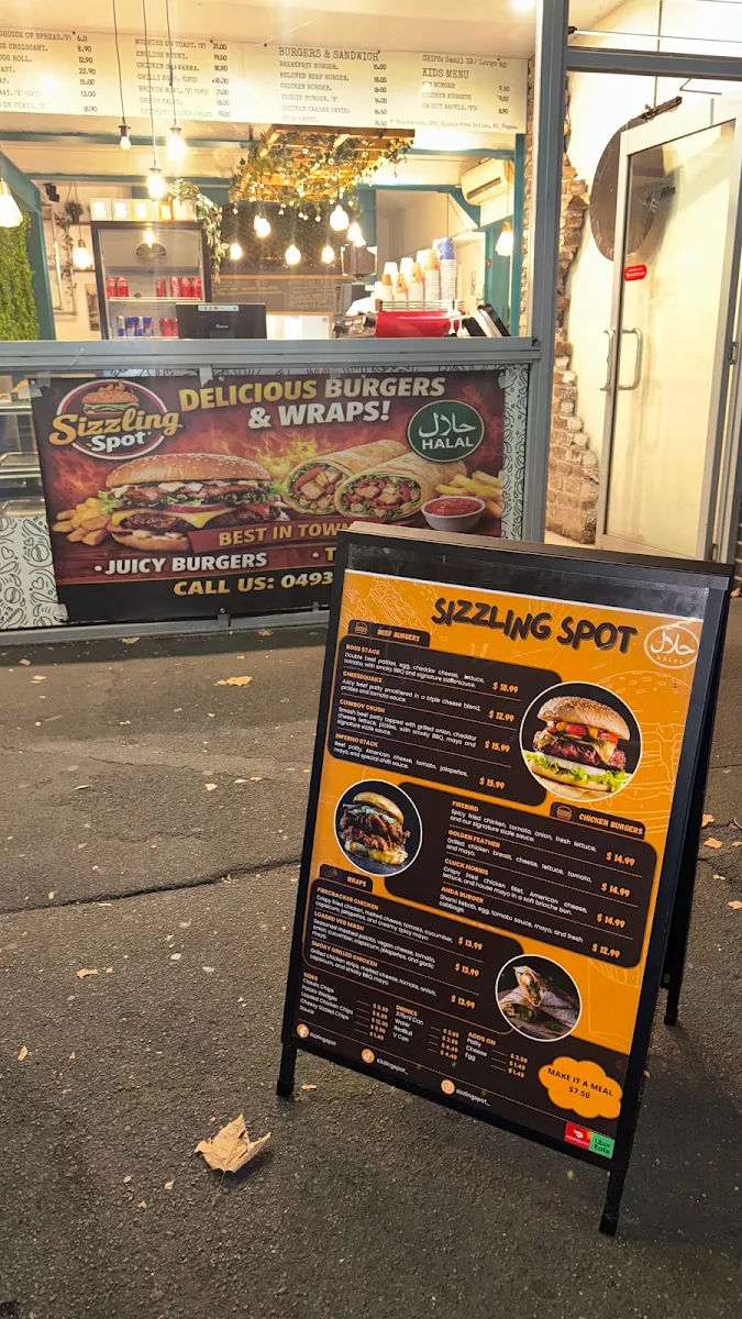 Menu, Sizzling Spot