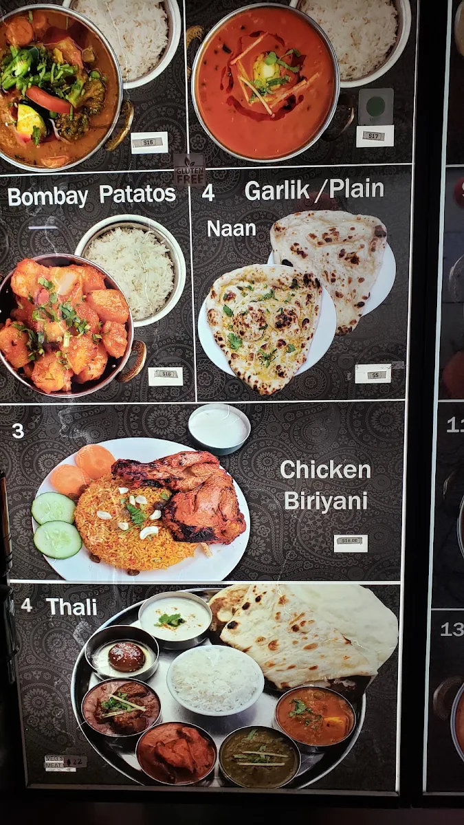 Menu, Old Shanghai