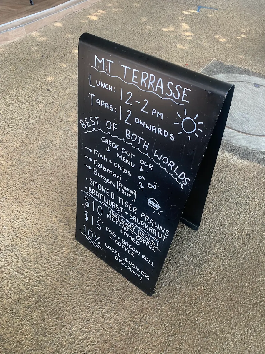 Menu, Mt. Terrasse Cafe Restaurant & Wine Bar Mount Eliza