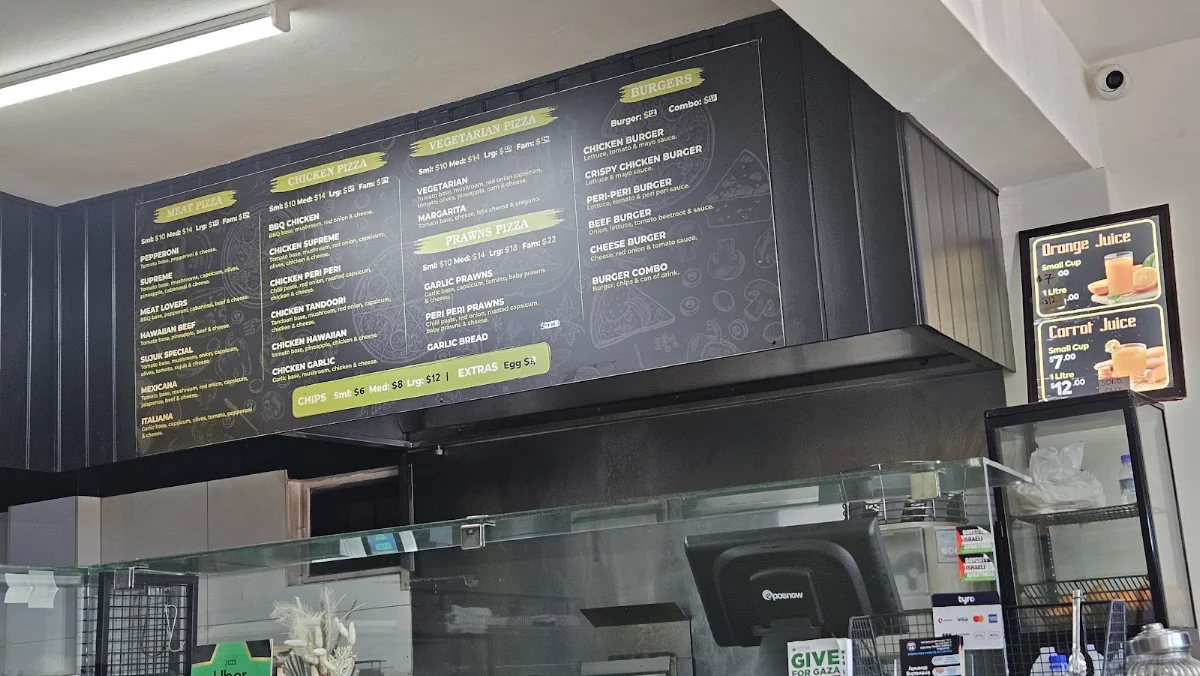 Menu, Oregano House 2161