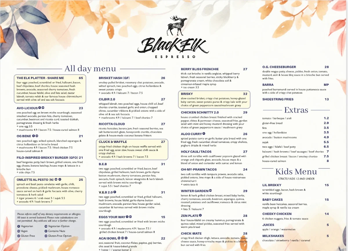 Menu photo 1