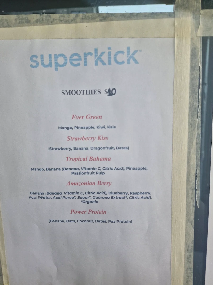 Menu, Aroma Corner Cafe