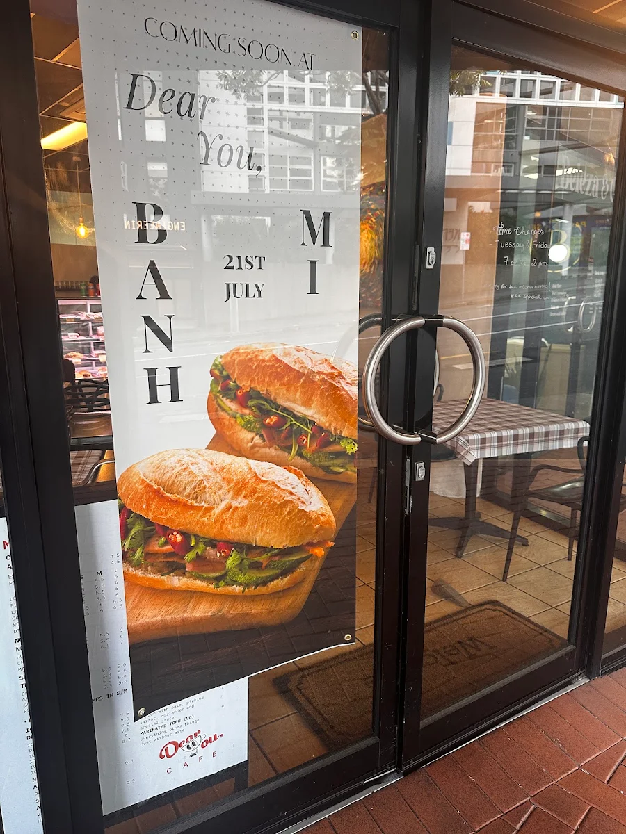Menu, Dear You, Cafe