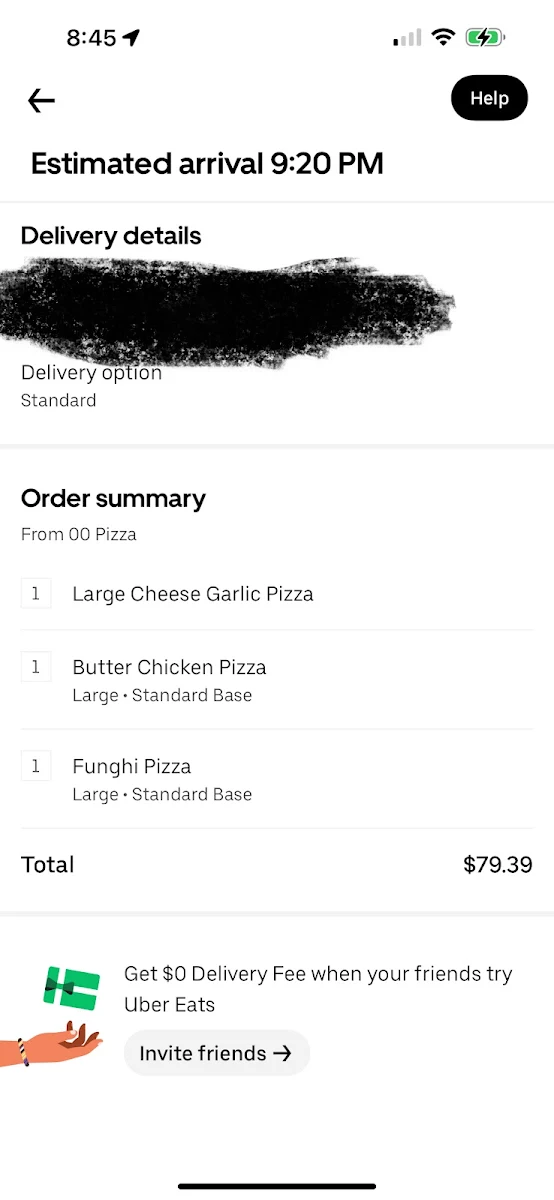 Menu, 00 Pizza Zillmere