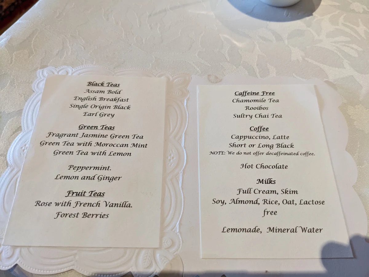 Menu, Avonleigh Farm Fine Food