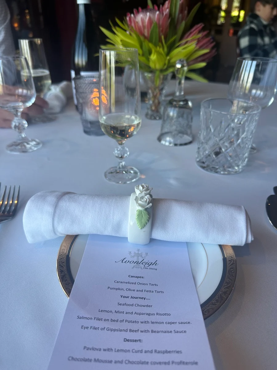 Menu, Avonleigh Farm Fine Food
