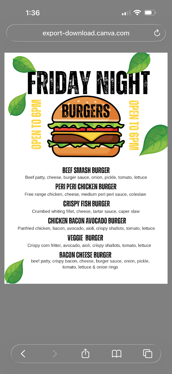 Menu, The Three Peas Eatery