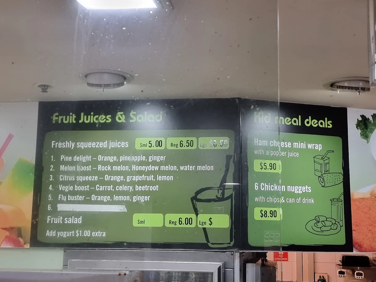 Menu, Fabulous Fillings