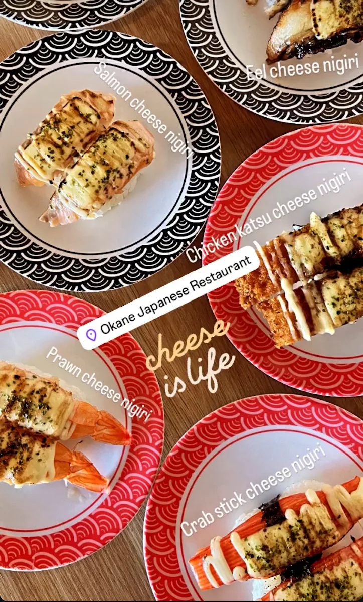Menu, OKANE SUSHI