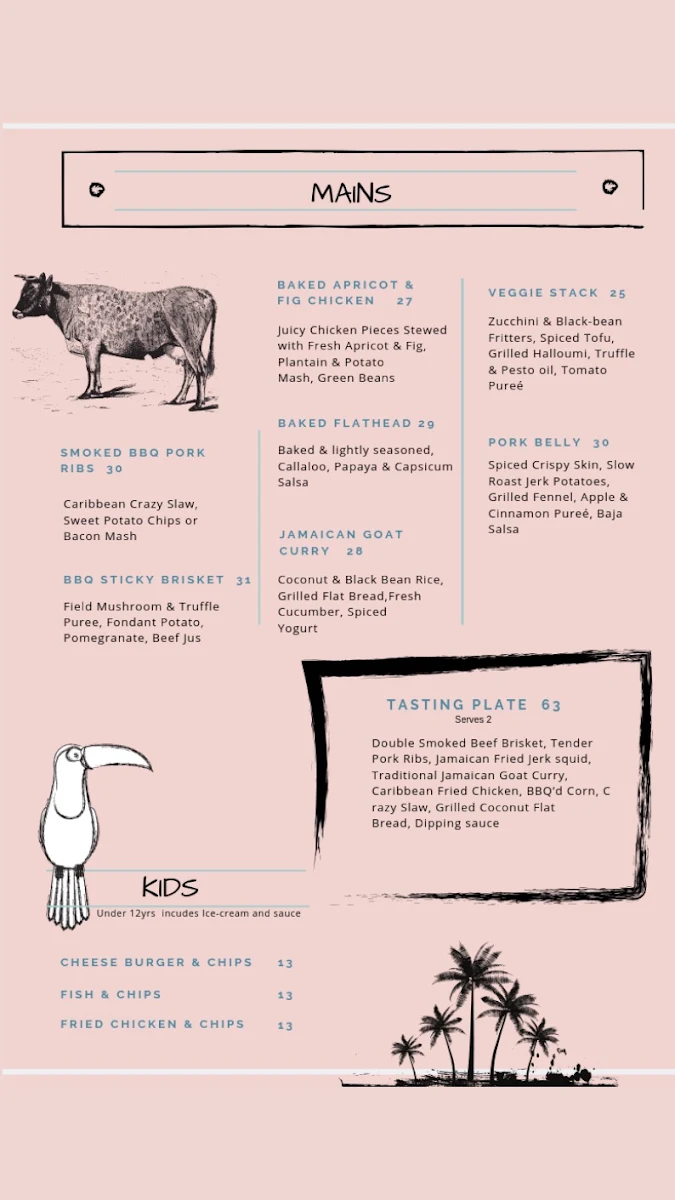 Menu, Low And Lofty's Cocktail Bar & BBQ Restaurant Cronulla