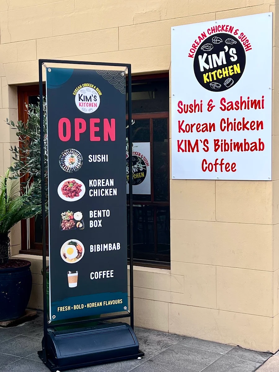 Menu, Kim's Kitchen Mudgee