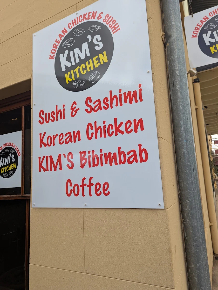 Menu, Kim's Kitchen Mudgee