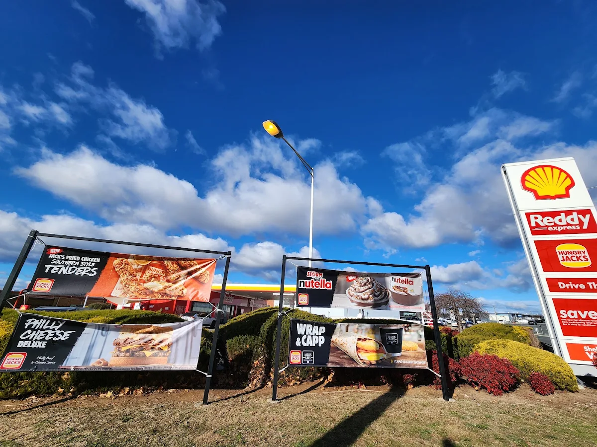 Menu, Hungry Jack's Burgers Fyshwick