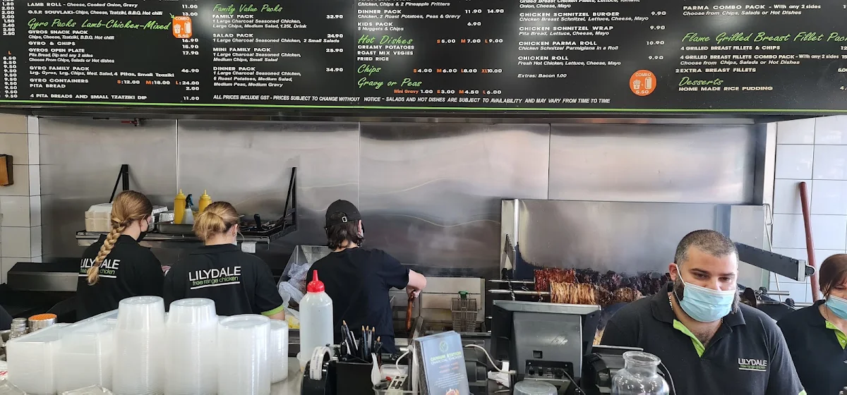 Menu, Carrum Station Charcoal Chicken