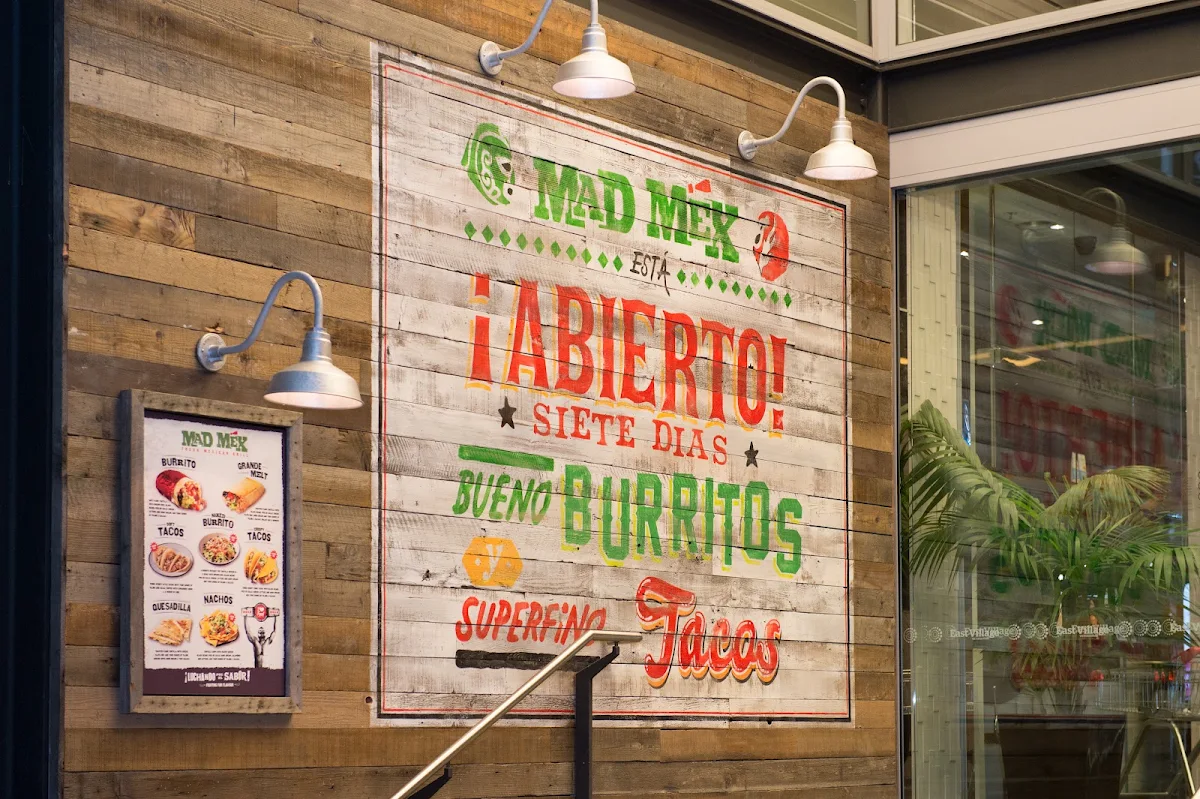 Menu, Mad Mex Zetland