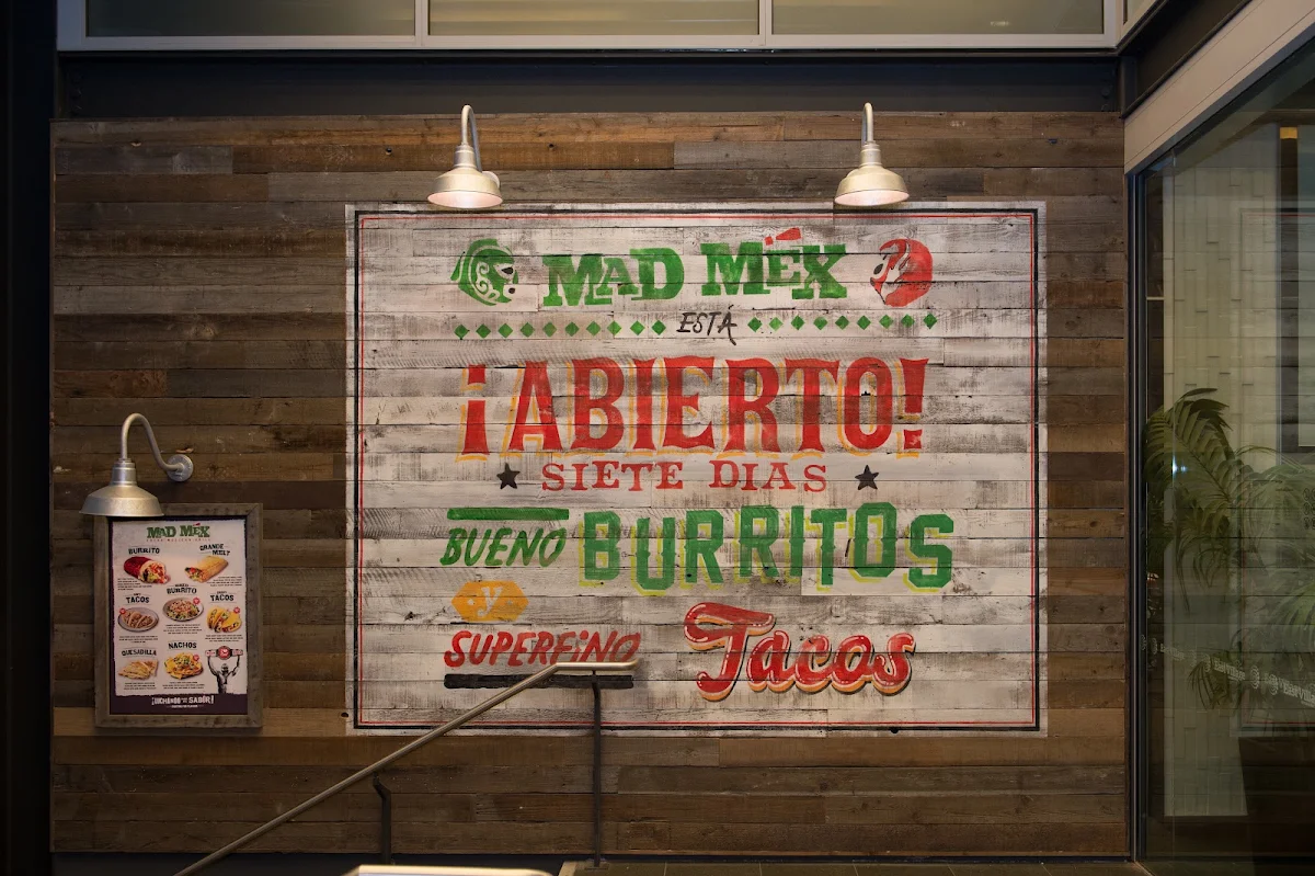 Menu, Mad Mex Zetland