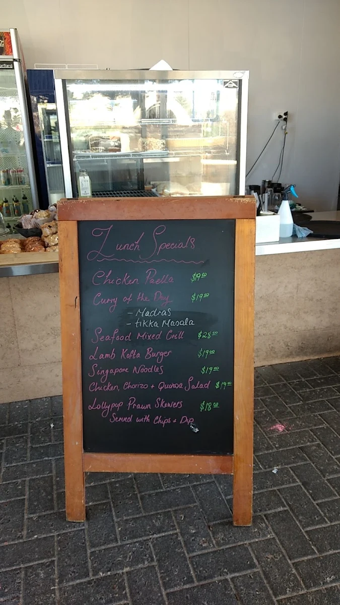 Menu, Jindalee Beach Shack