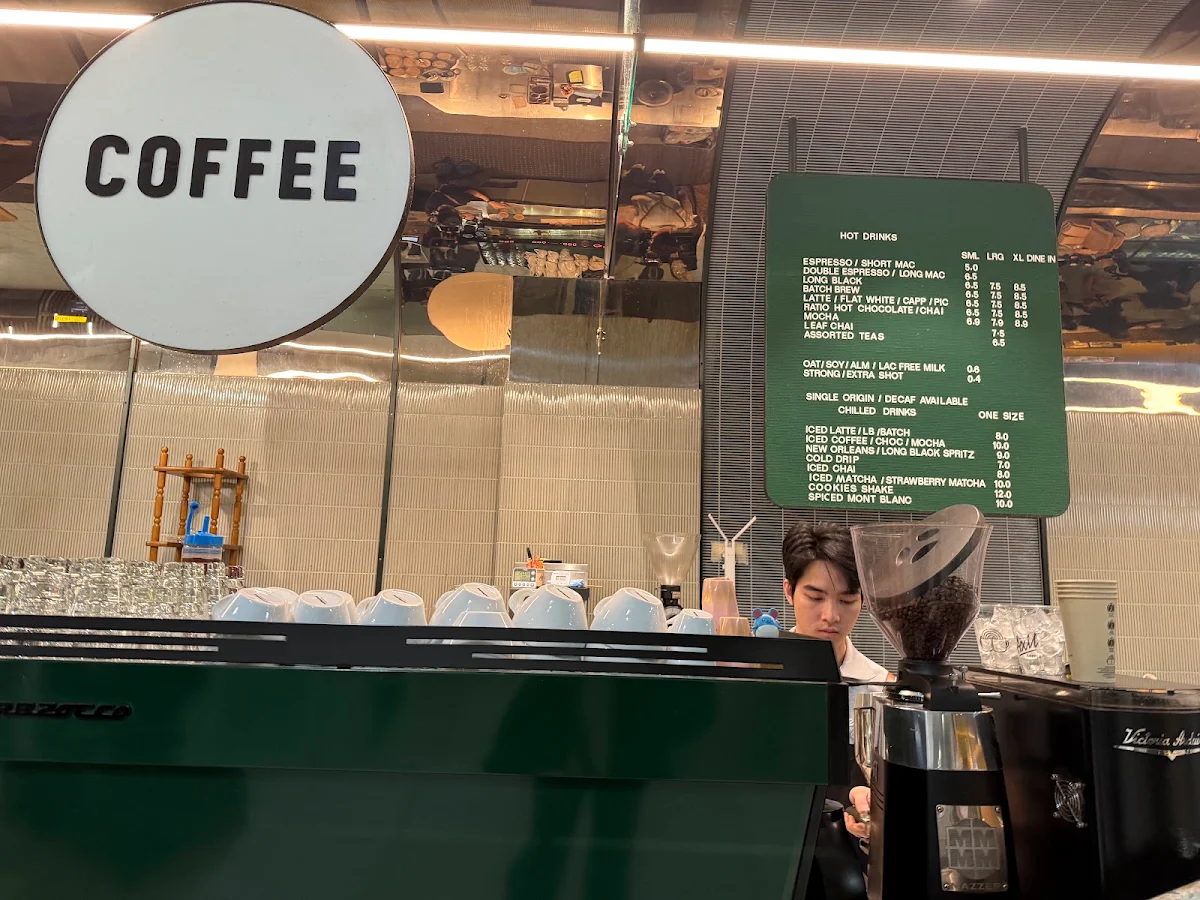 Menu, Axil Coffee Roasters