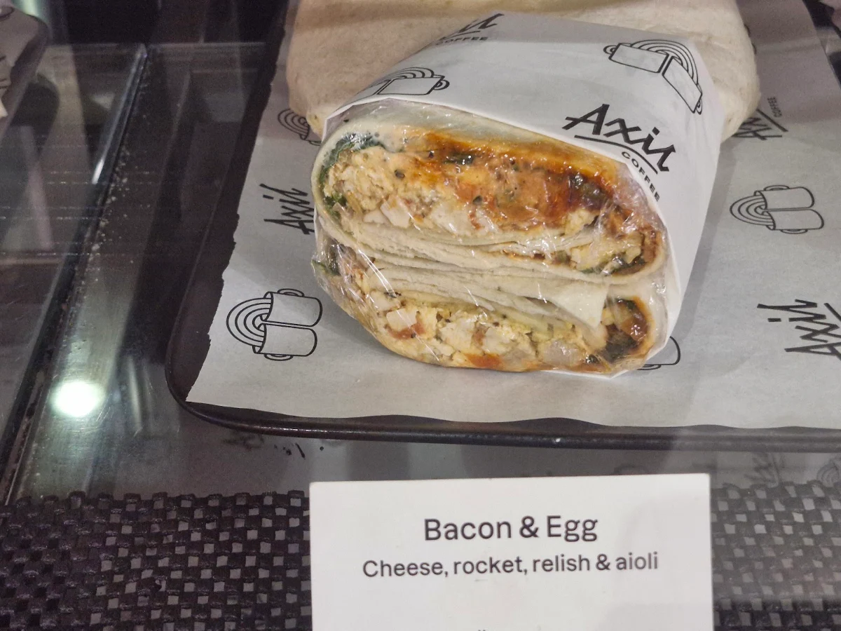 Menu, Axil Coffee Roasters