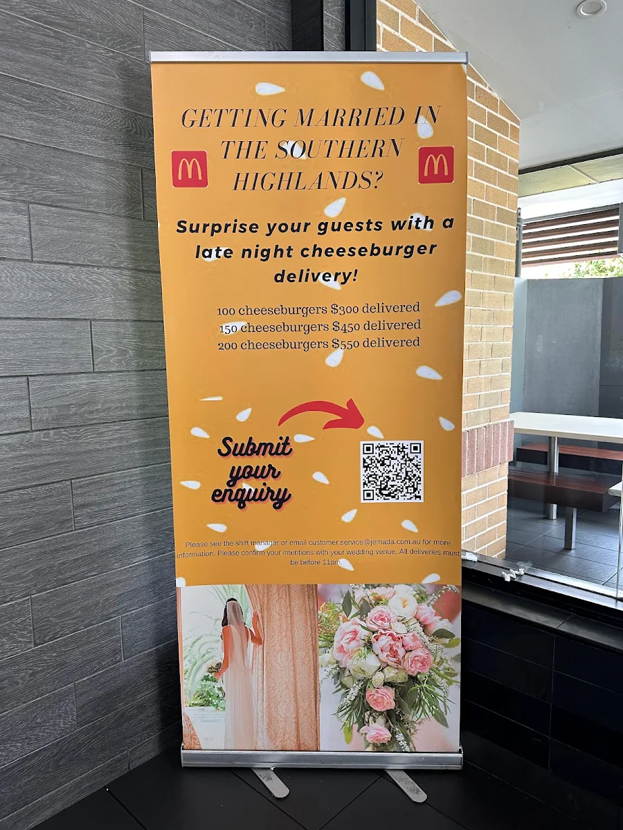 Menu, McDonald's Mittagong