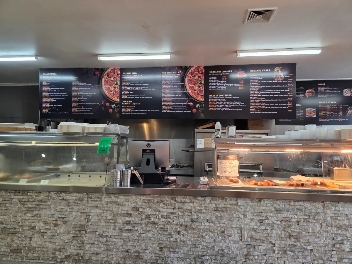 Menu, Station Pizza Kebab & Charcoal Chicken