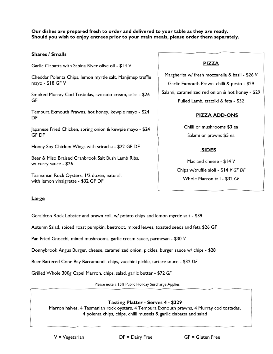 Menu photo 1