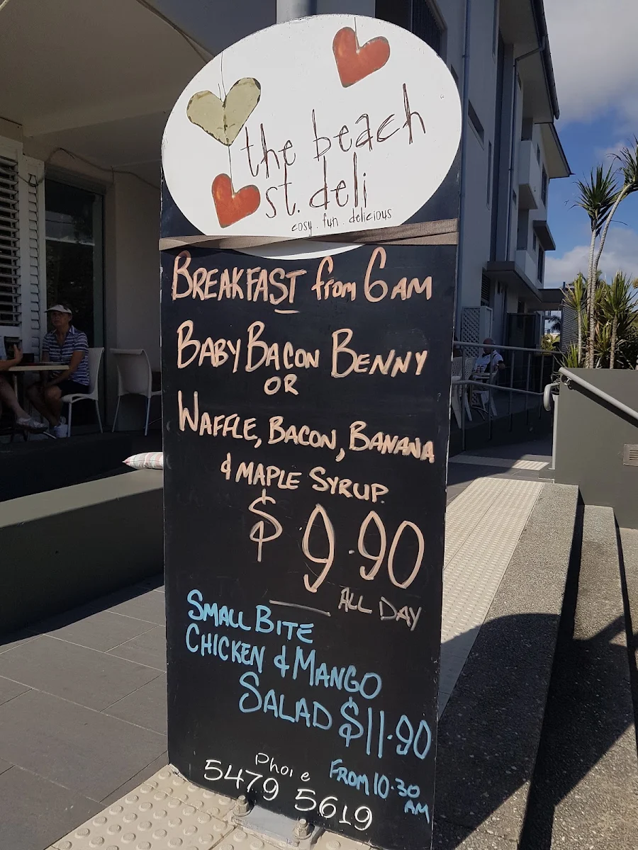 Menu, Beach Street Deli