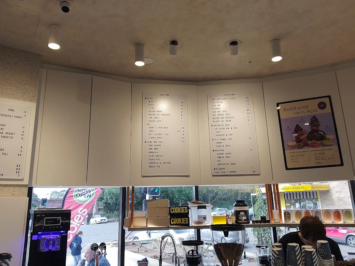 Menu, Leaf Cafe & Co Lindfield