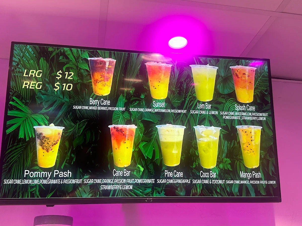 Menu, Aa-sah-ee Acai Bar