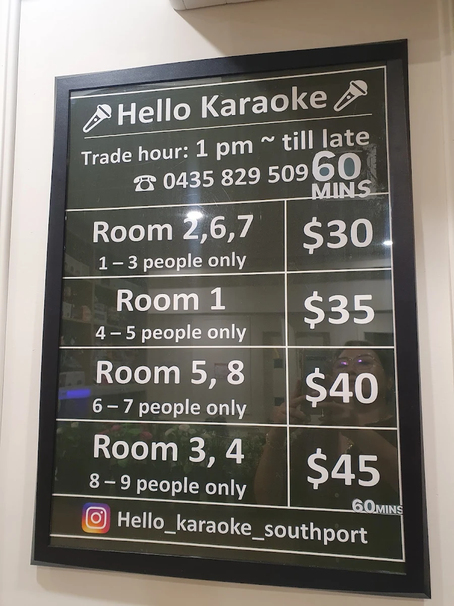 Menu, KPOP Karaoke