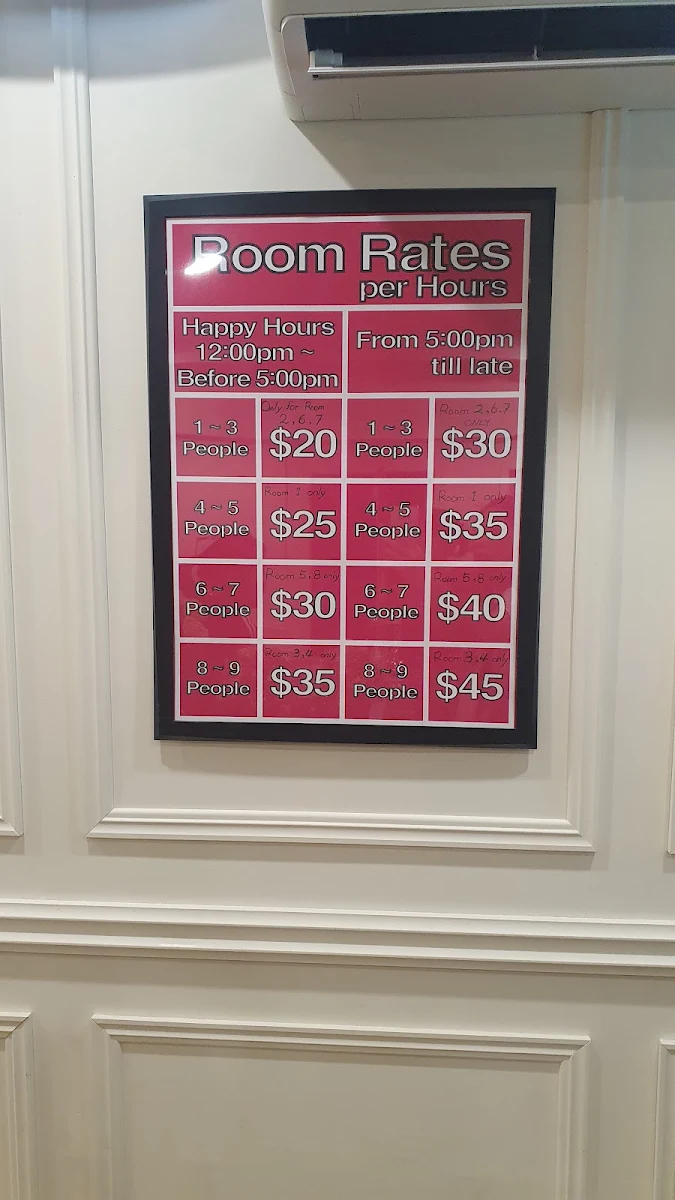 Menu, KPOP Karaoke