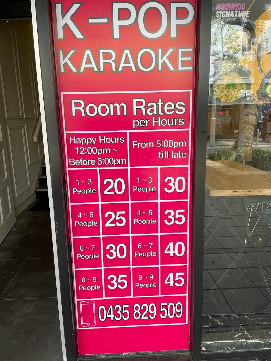 Menu, KPOP Karaoke