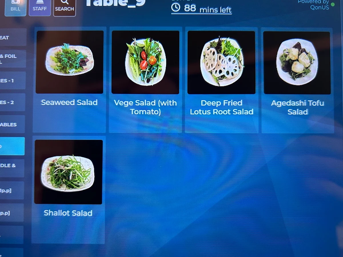 Menu, Nice BBQ Buffet (previous Ichiban Yakiniku)