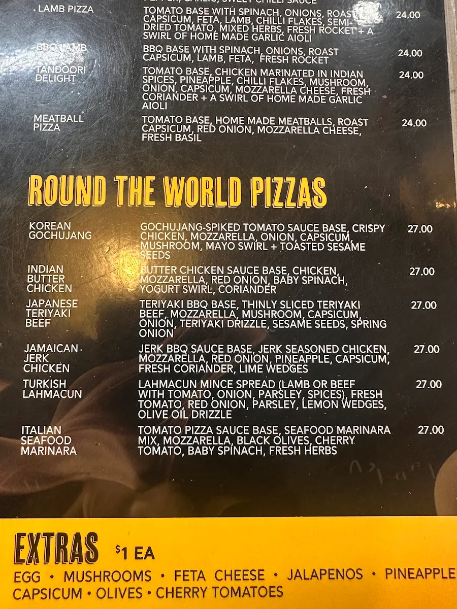 Menu, Lads 2.0 pizza kebab and grill