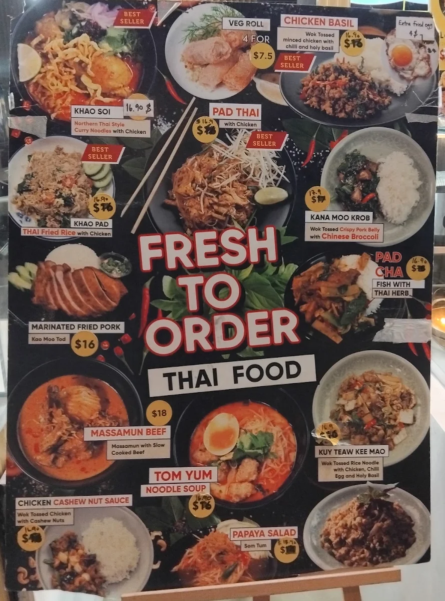 Menu, At Thai Cuisine (ร้านกินปลา)