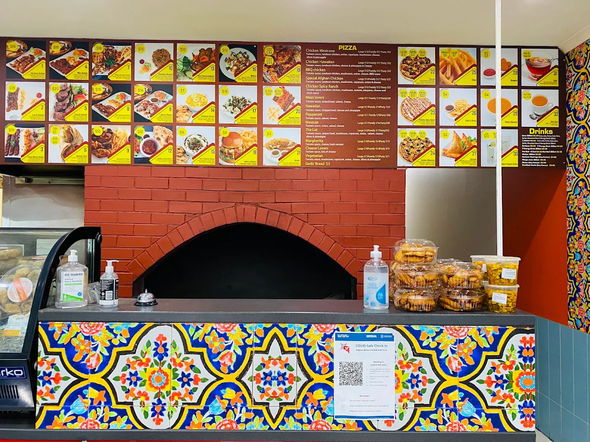 Menu, Afghan Modern Kebab & Pizza House