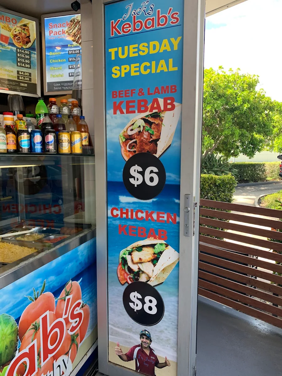 Menu, Jack’s Kebabs