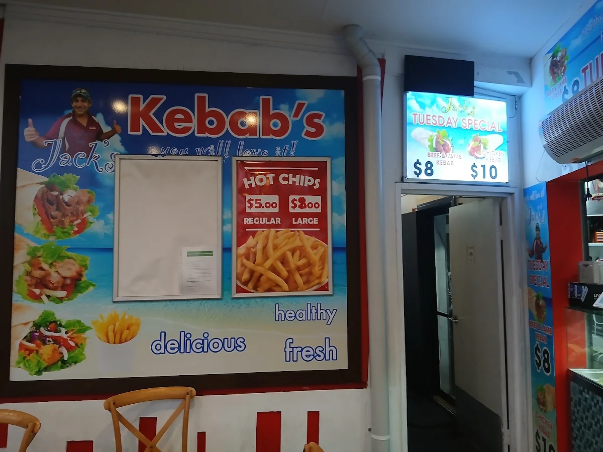 Menu, Jack’s Kebabs