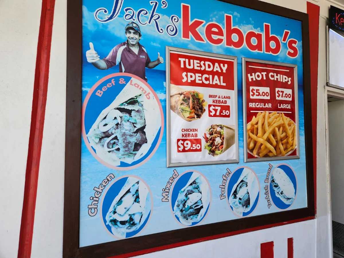 Menu, Jack’s Kebabs